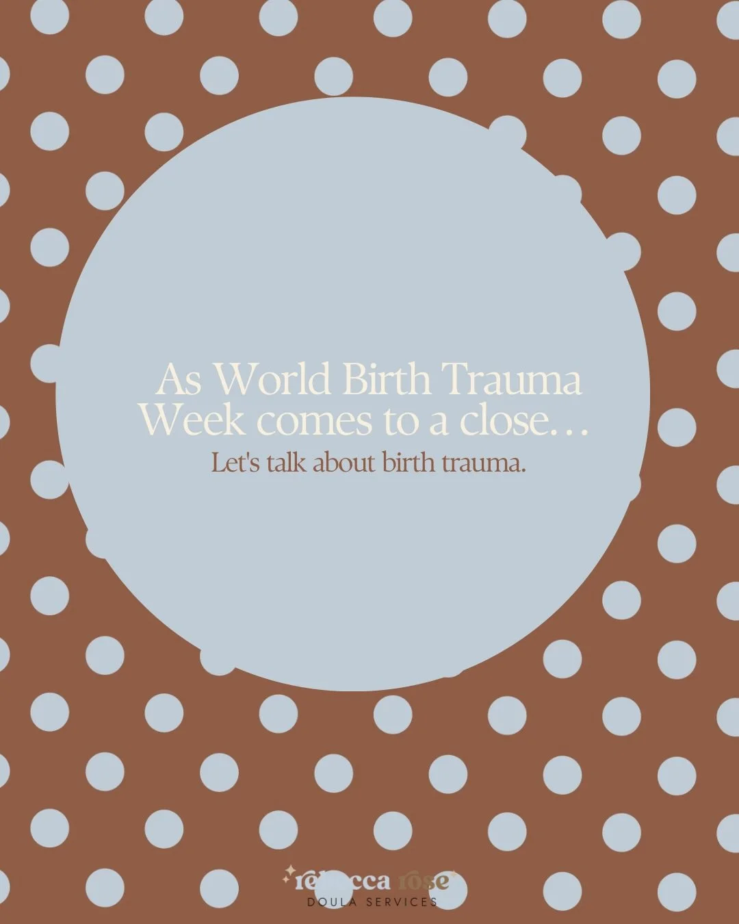 To the mothers, partners, doulas, and birth professionals whose birth story still brings tears, silence, questions, or heartache&hellip; this post is for you. 

As World Birth Trauma Week comes to a close, I simply want you to know this: I see you. Y