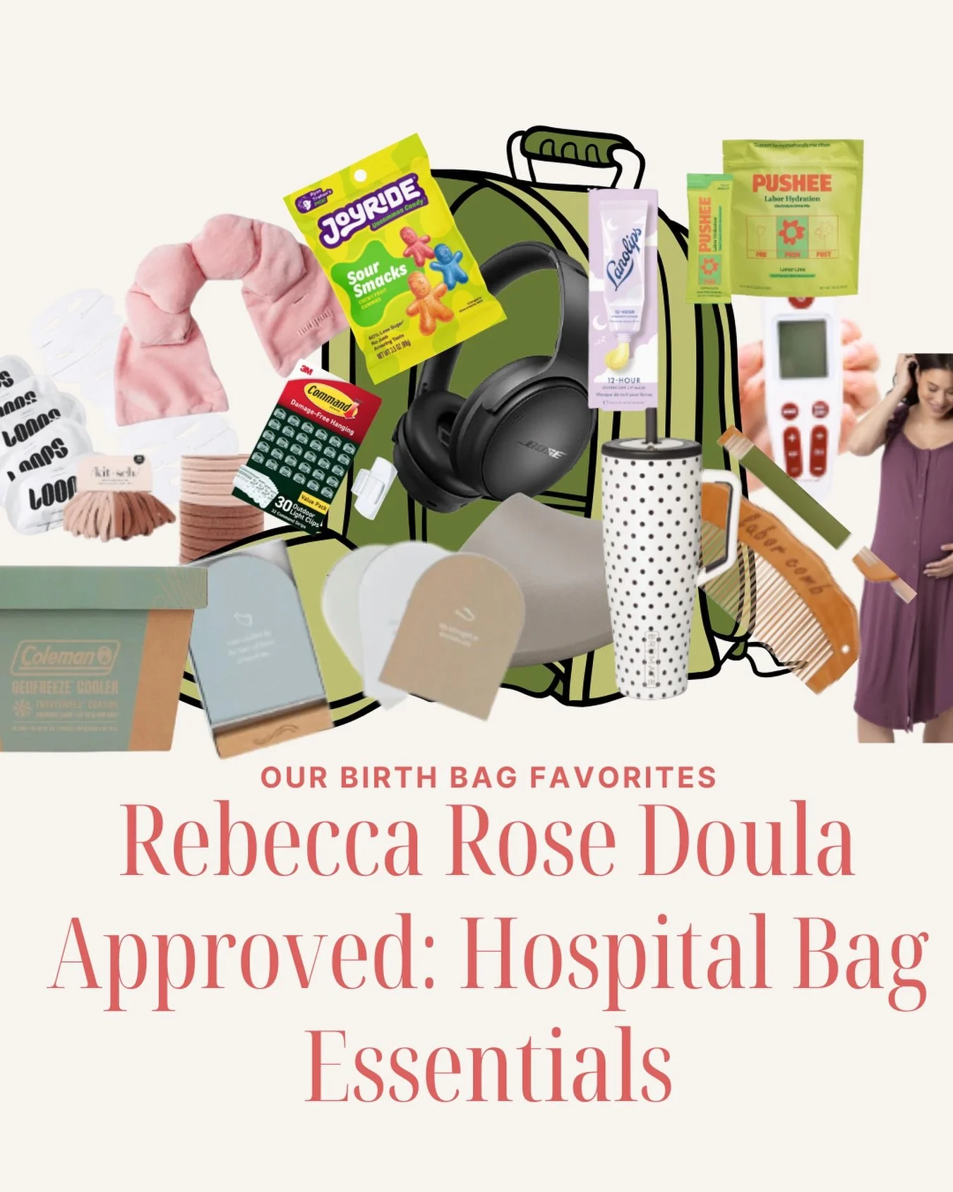 Skip the guesswork. Pack like a doula. 🧳 Comment &ldquo;BLOG&rdquo; for our complete hospital bag guide + free checklist!
.
.
.
.
#HospitalBagChecklist #BirthPreparation #SacramentoDoula #PostpartumSupport #birthdoula
