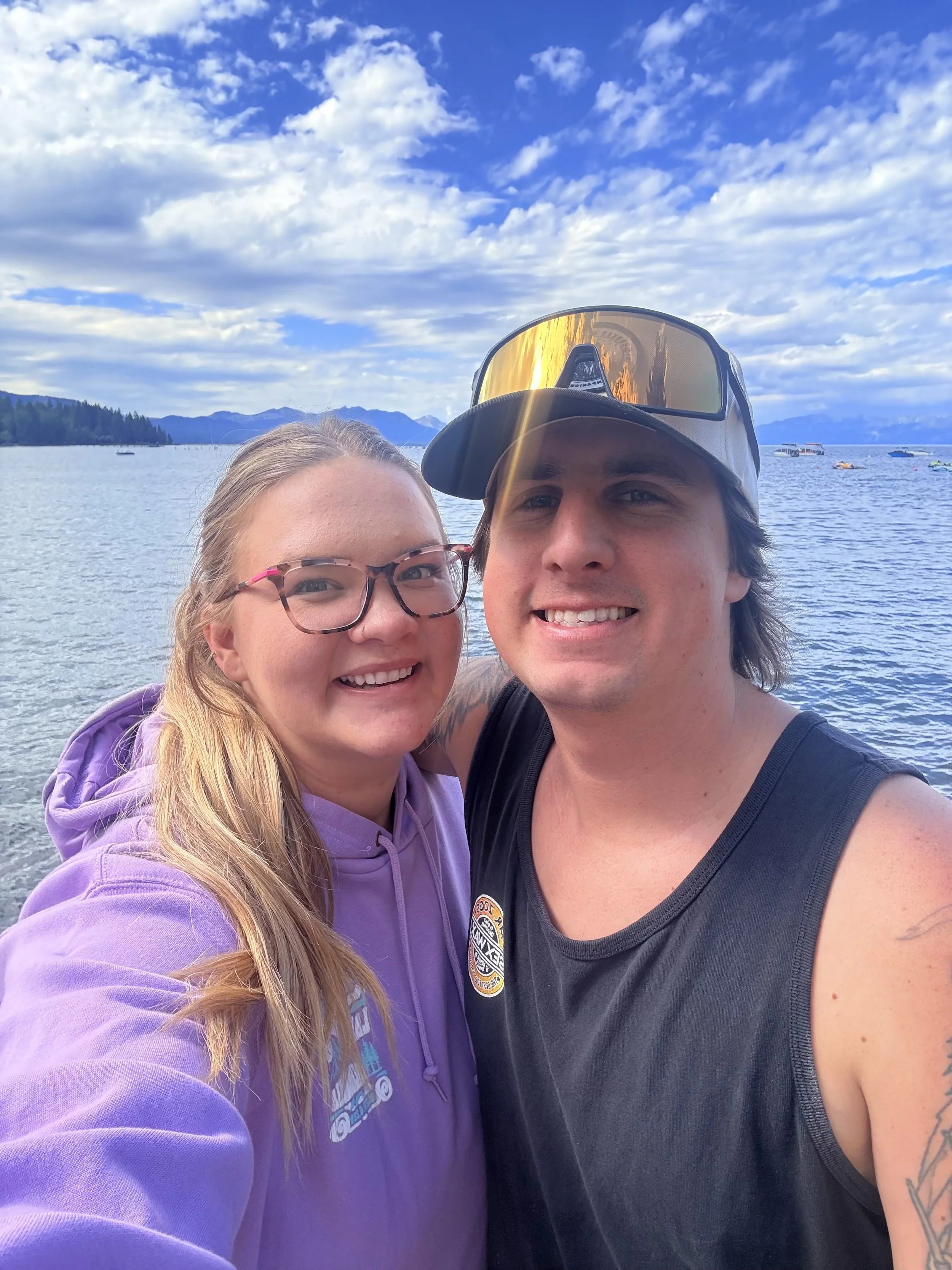 🏔️❤️ Day Trip to Lake Tahoe with My Husband, Mason