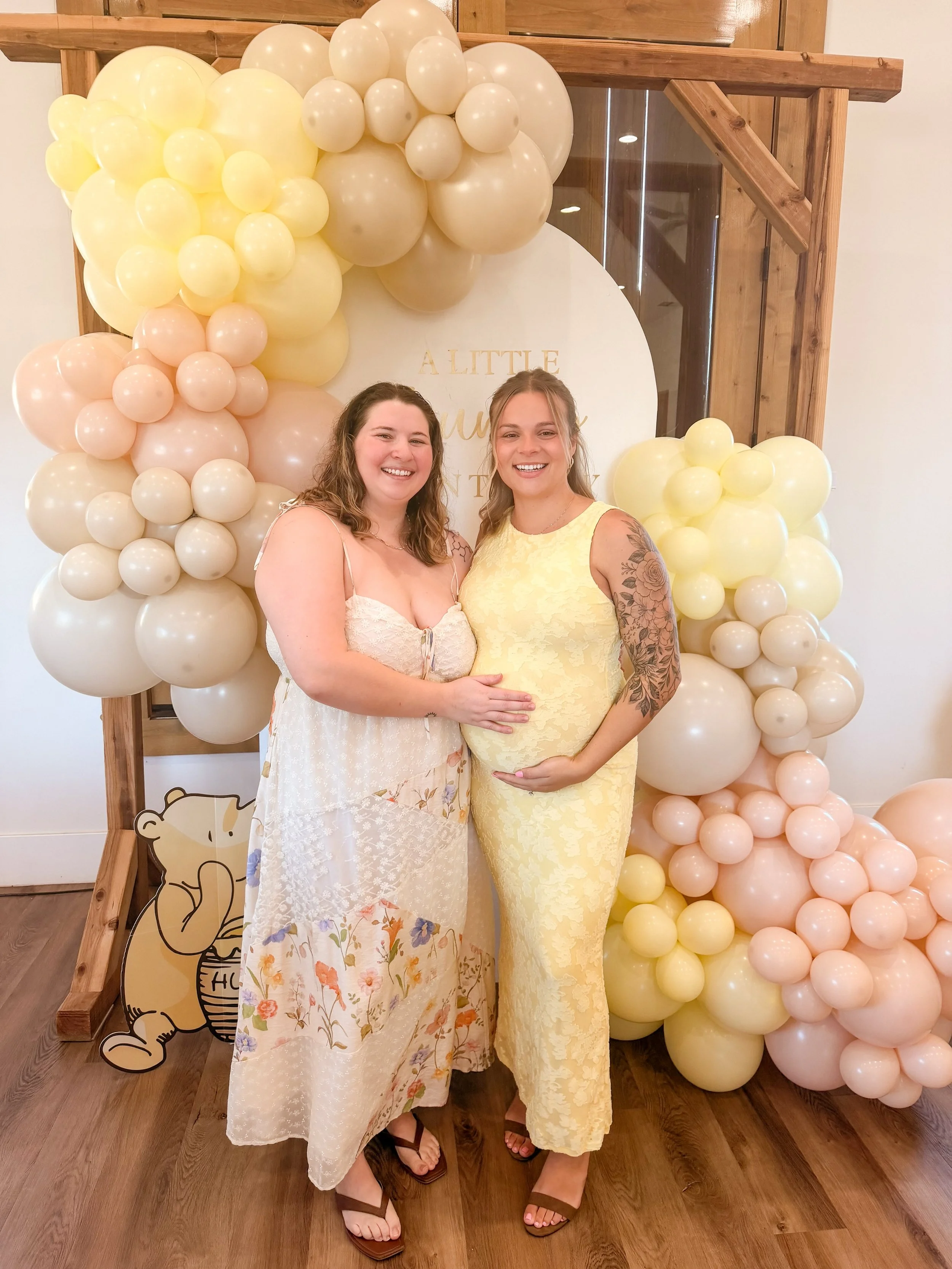 The sweetest day celebrating our incredible RRDS office manager and birth doula, Hailey, and her husband, Keaton! 🍯🐝 Their greatest little adventure is about to begin, and this sweet baby girl is already loved more than she&rsquo;ll ever know. As W
