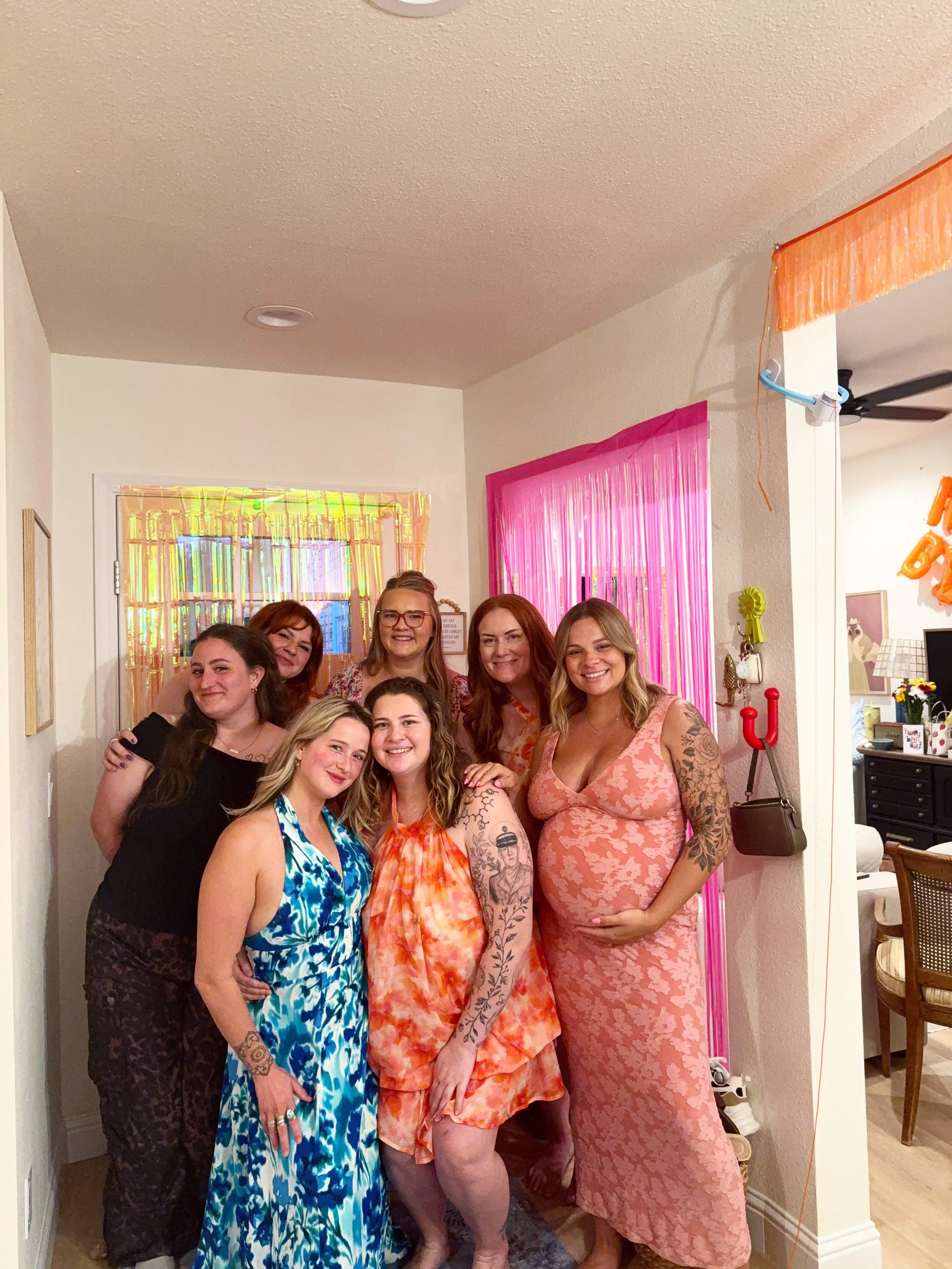 I came home last night to the sweetest surprise a home filled with so much love, friendship, homemade food, Hugo Spritzes, and my favorite people. 🍊🍋🍾

I truly cannot imagine doing life without these women. I&rsquo;m so grateful that we get to bui