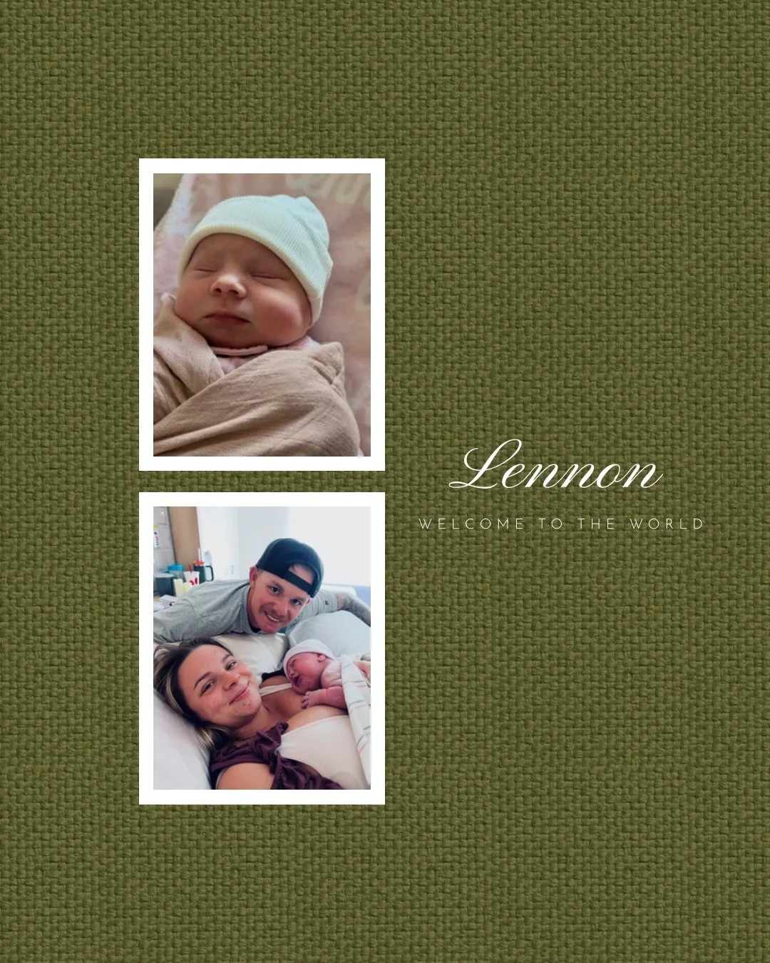 Welcome to the world, Lennon. 

There is something so tender about doing this work alongside one another, holding families through their most vulnerable moments, and then watching one of our own step into the very transformation she has helped carry 