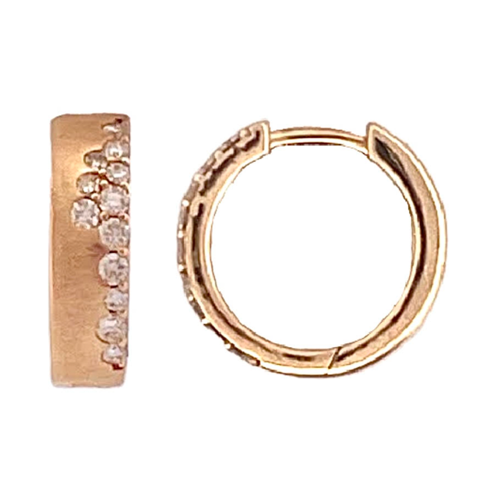 Scattered Diamond Matte Huggies