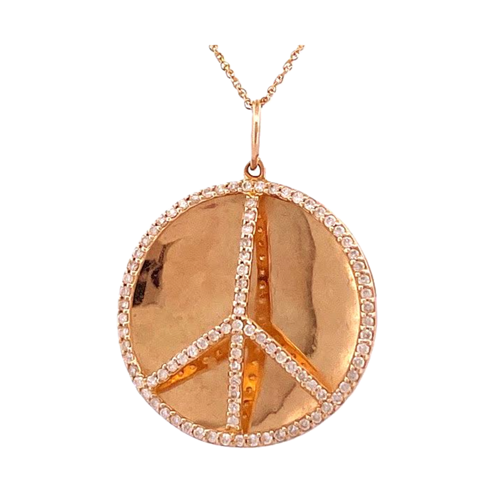 Diamond Peace Charm