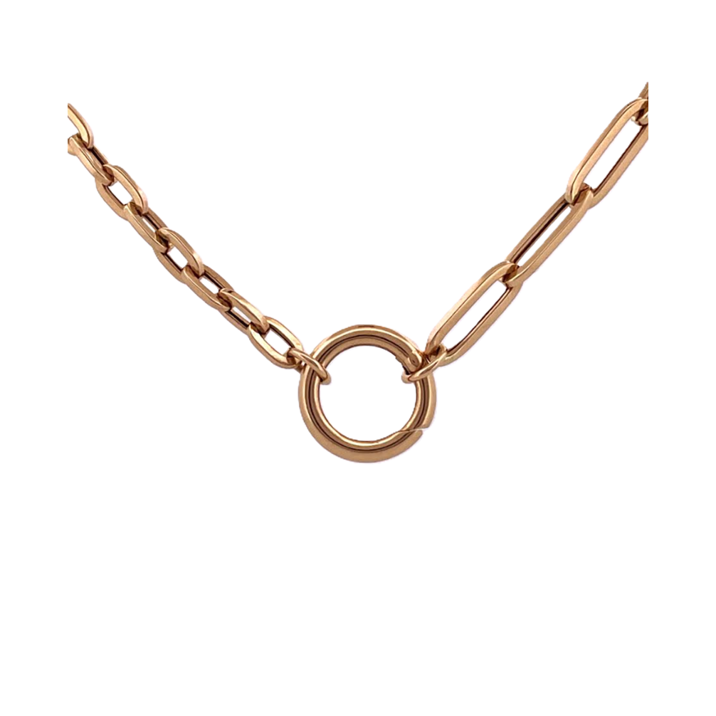 Half and Half Paperclip Chain