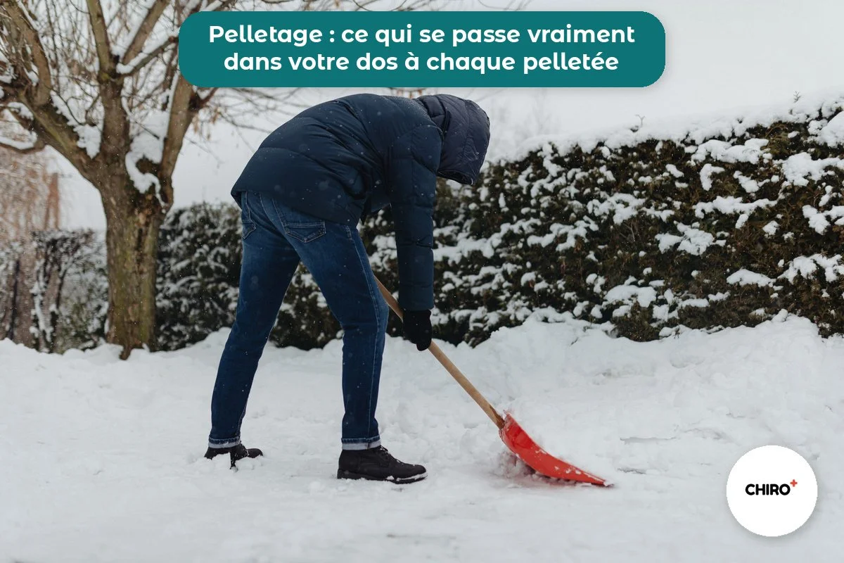 Pelletage : ce qui se passe vraiment dans votre dos à chaque pelletée (et comment le protéger cet hiver)