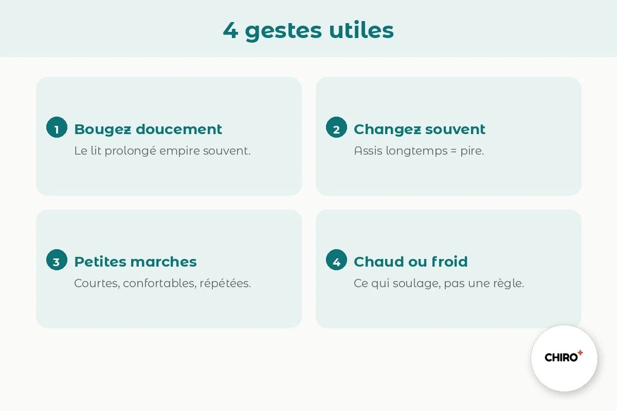 Conseils pratiques pour soulager une sciatique au quotidien
