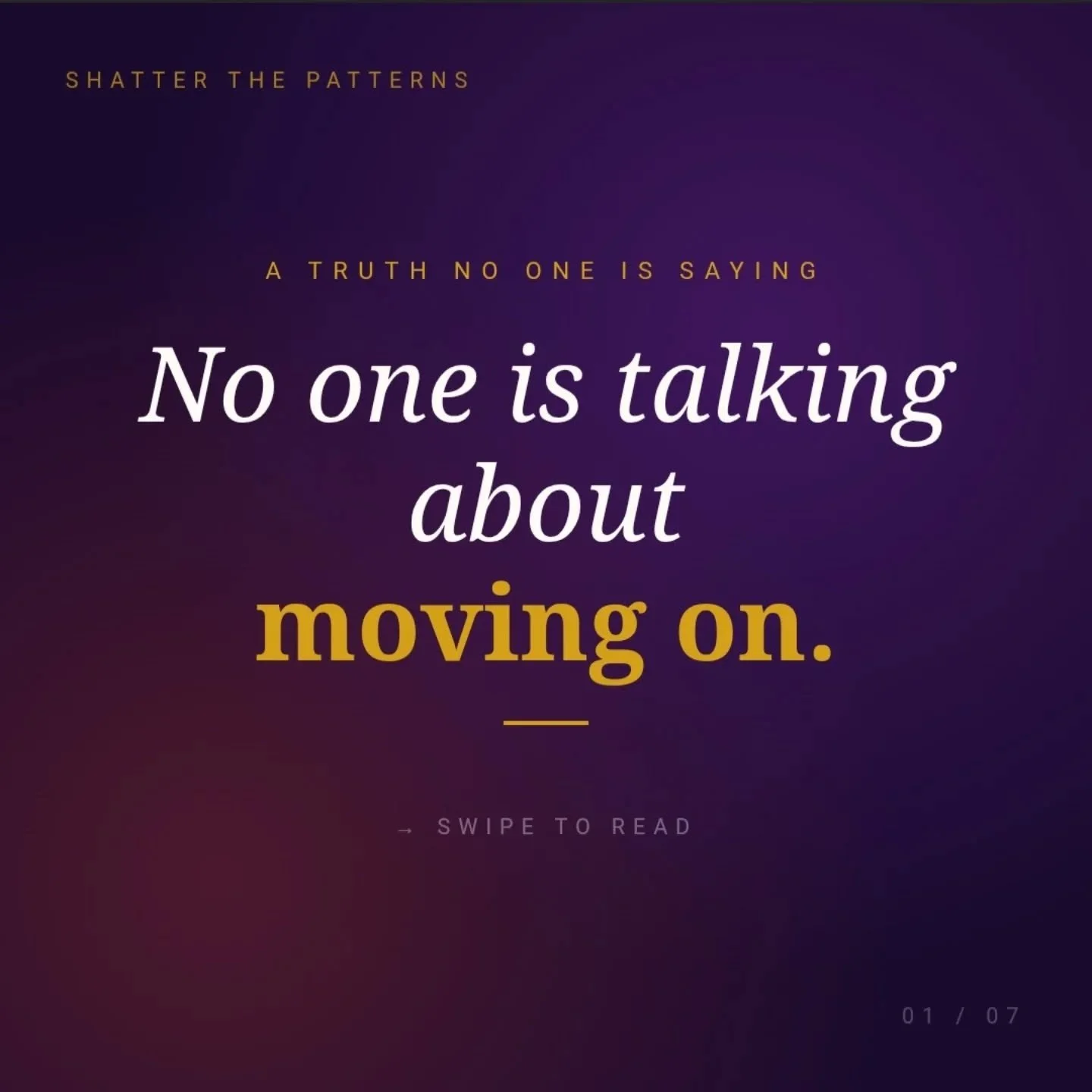 You get to choose to let it go.

Link in bio to book in for your 1:1 session.