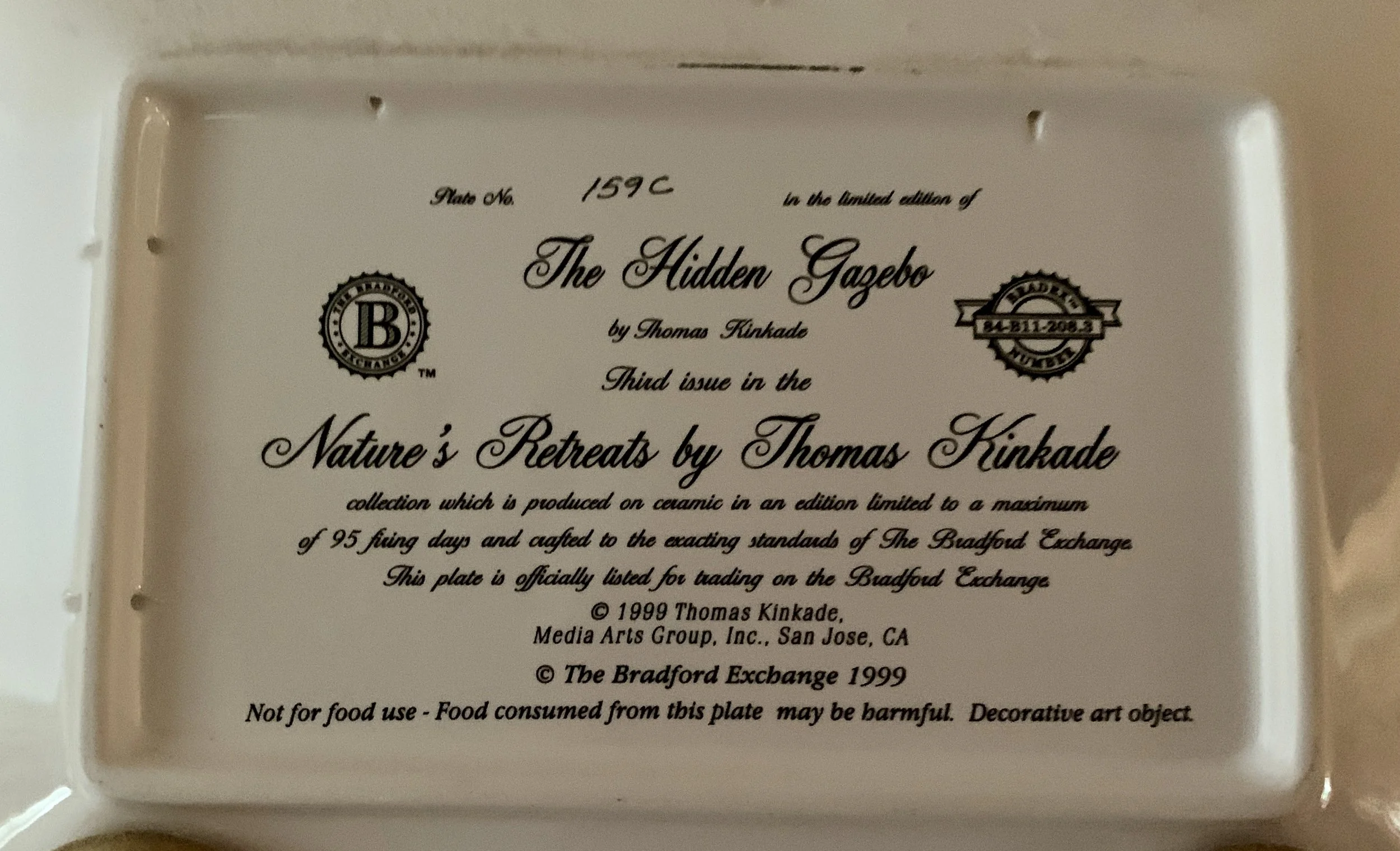 Thomas Kinkade Plaque