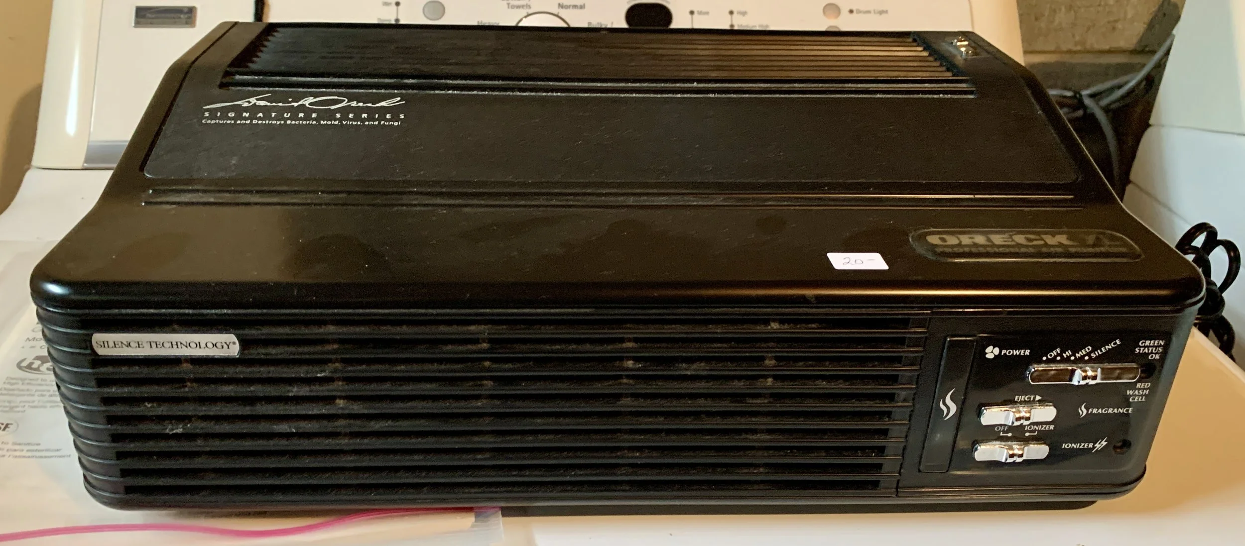 Oreck air purifier