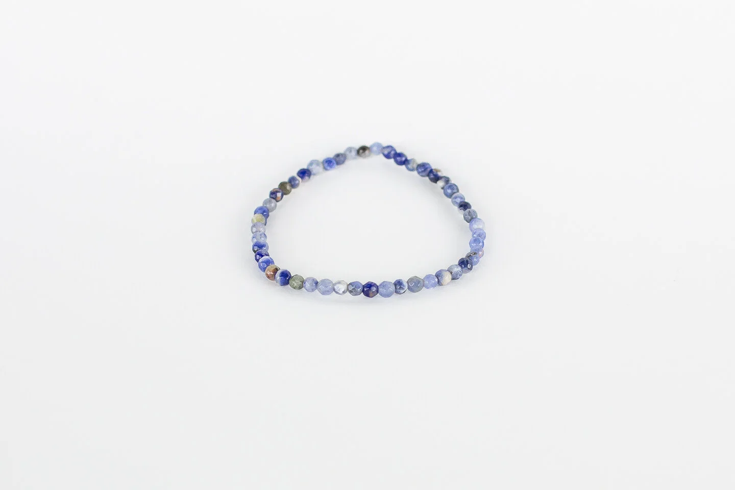 4mm Faceted Sodalite Bracelet