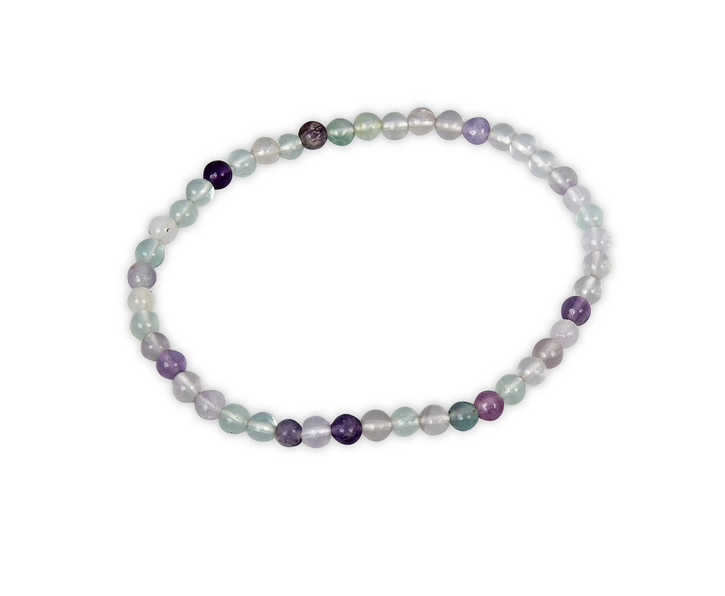 4mm Fluorite Bracelet