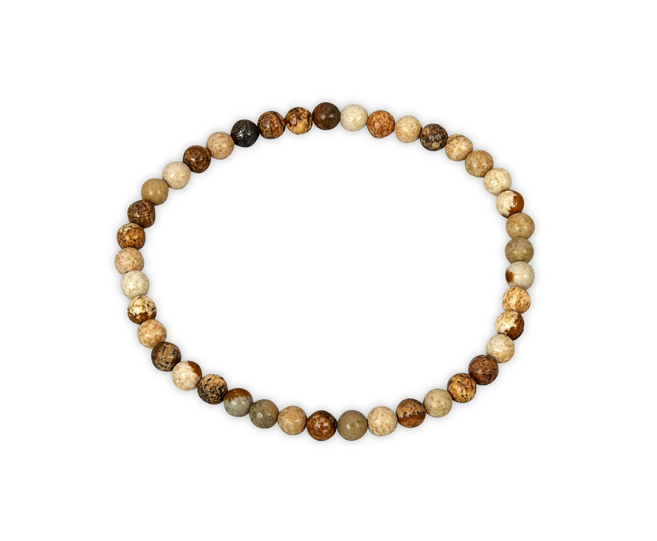 4mm Picture Jasper Bracelet