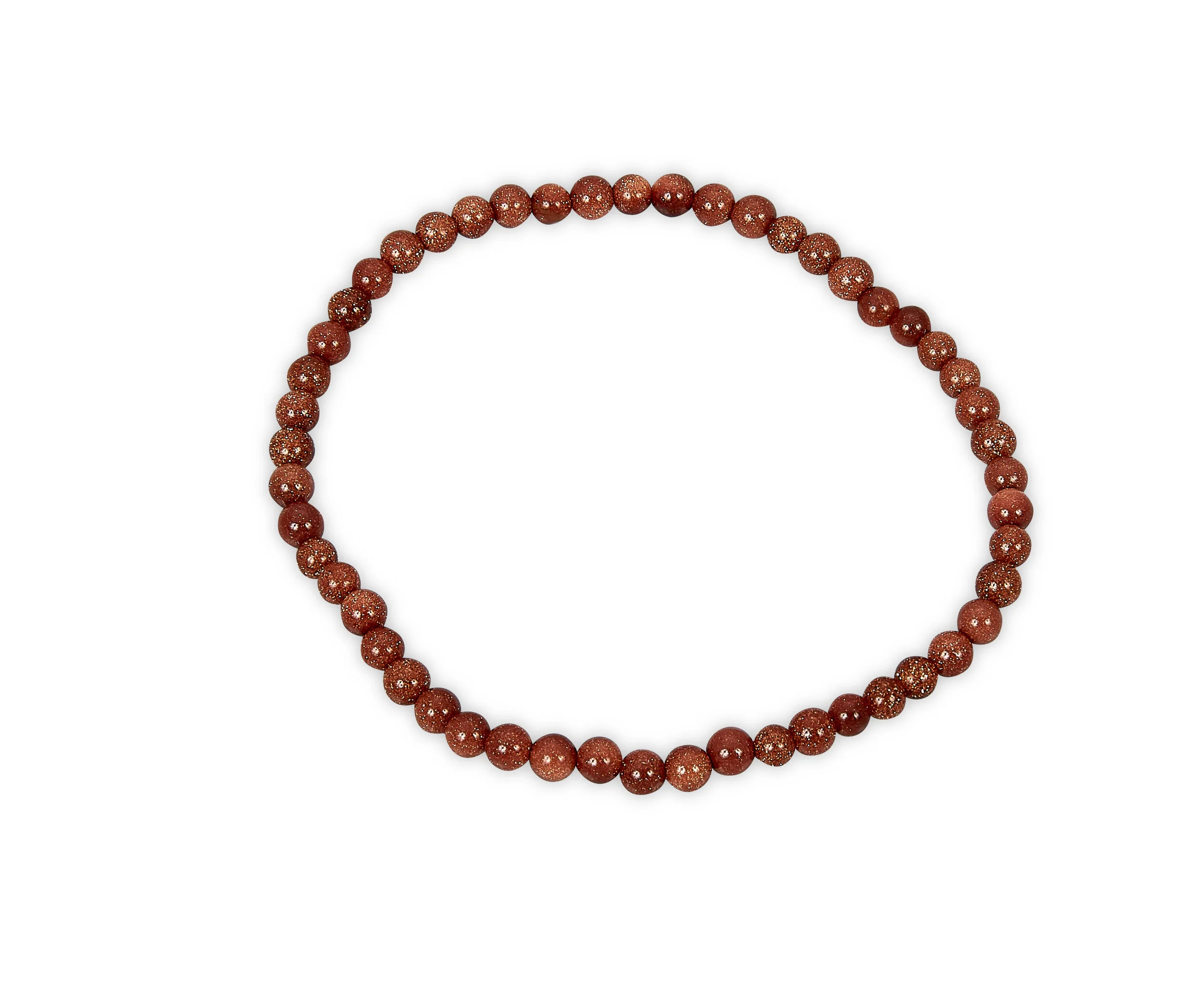 4mm Red Goldstone Bracelet