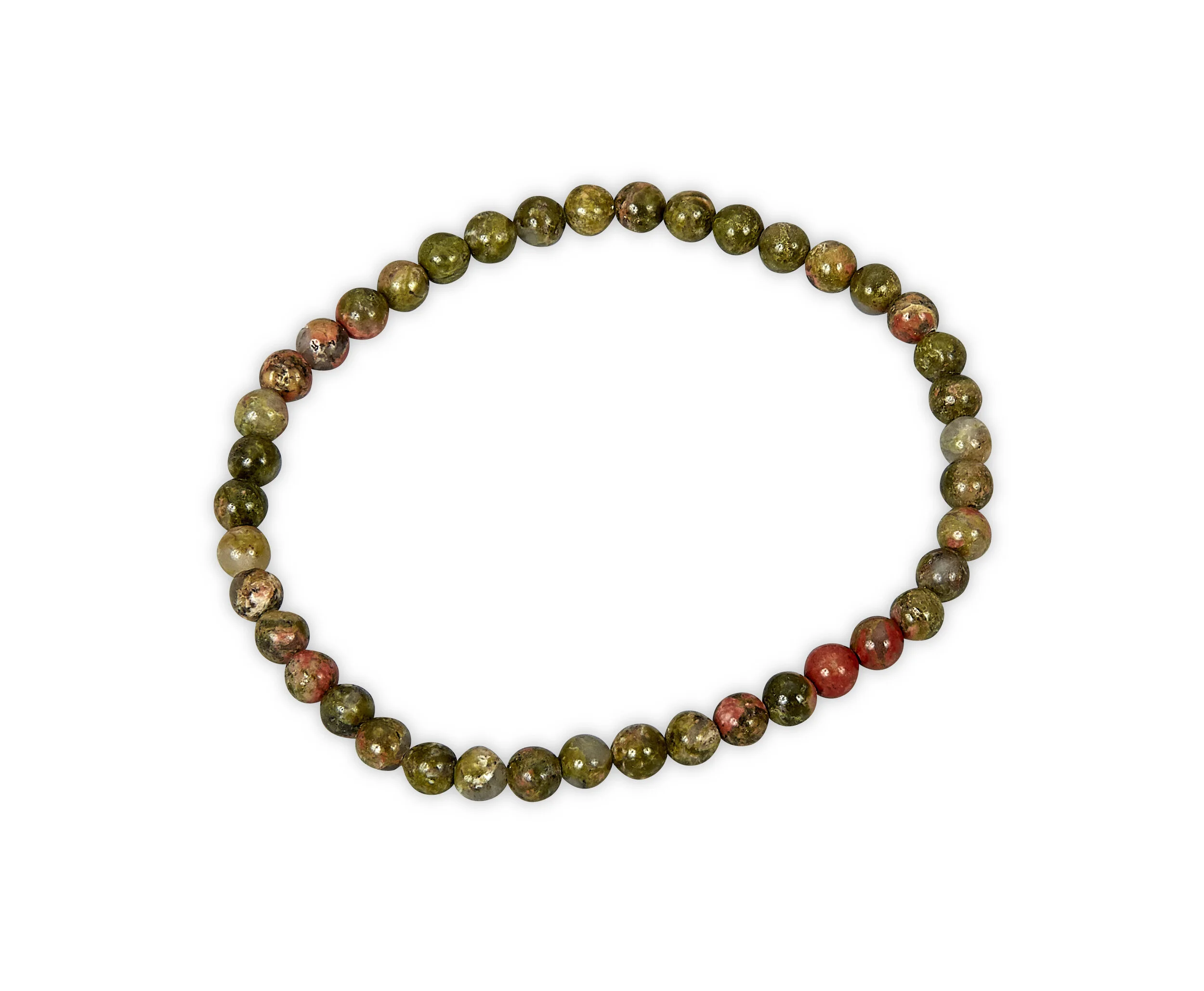 4mm Unakite Bracelet