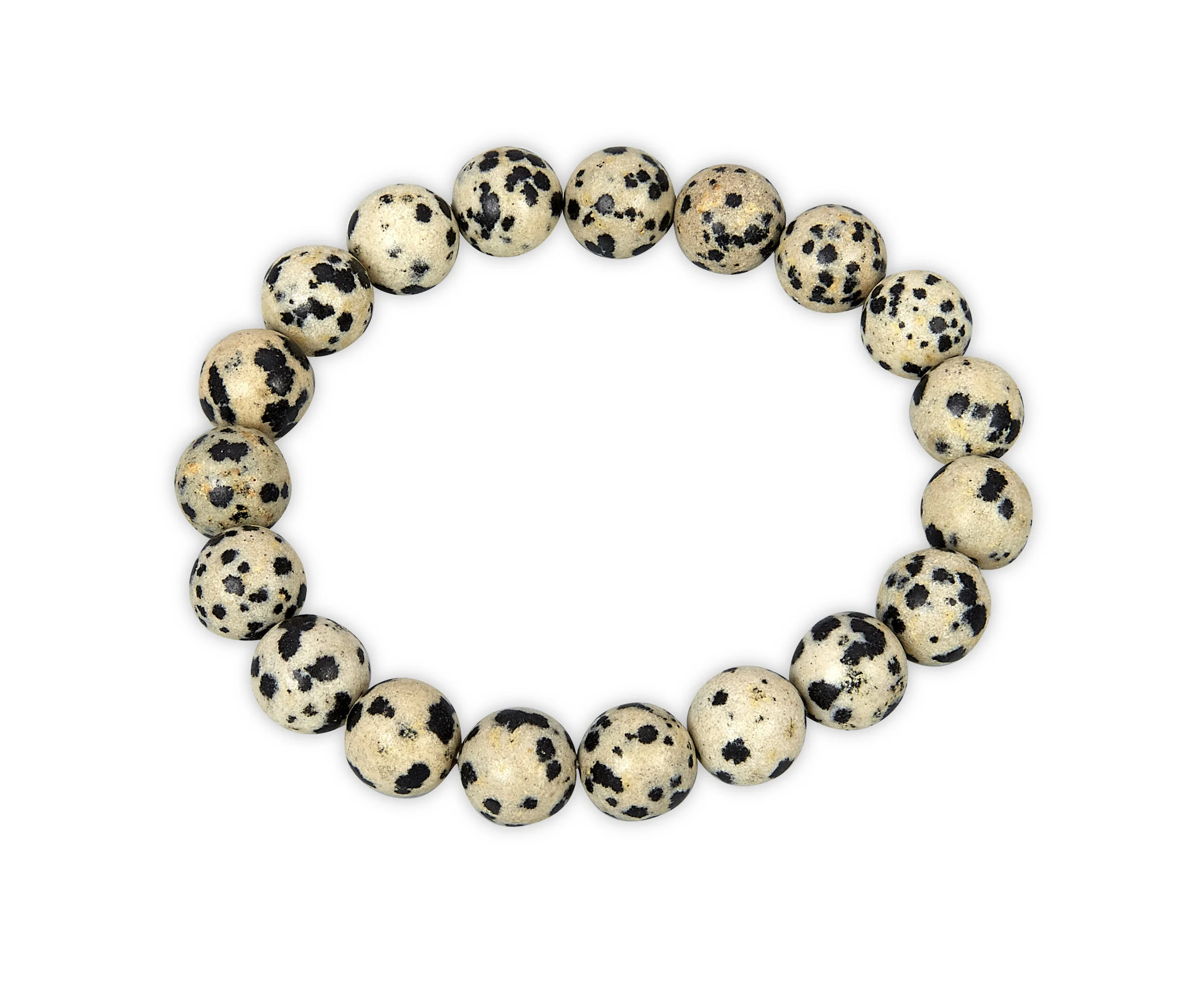 10mm Dalmatian Jasper Bracelet