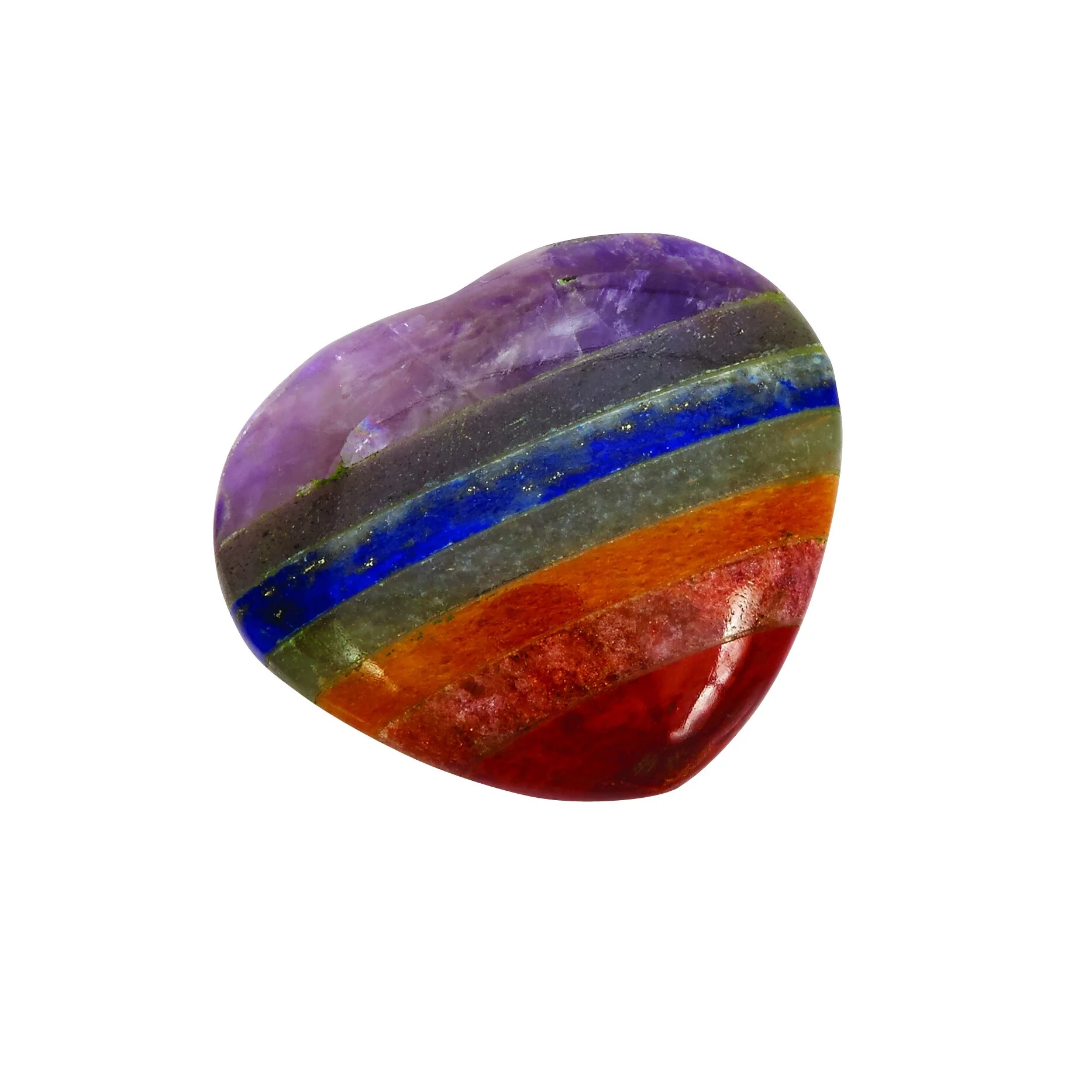45mm Gemstone Chakra Heart 