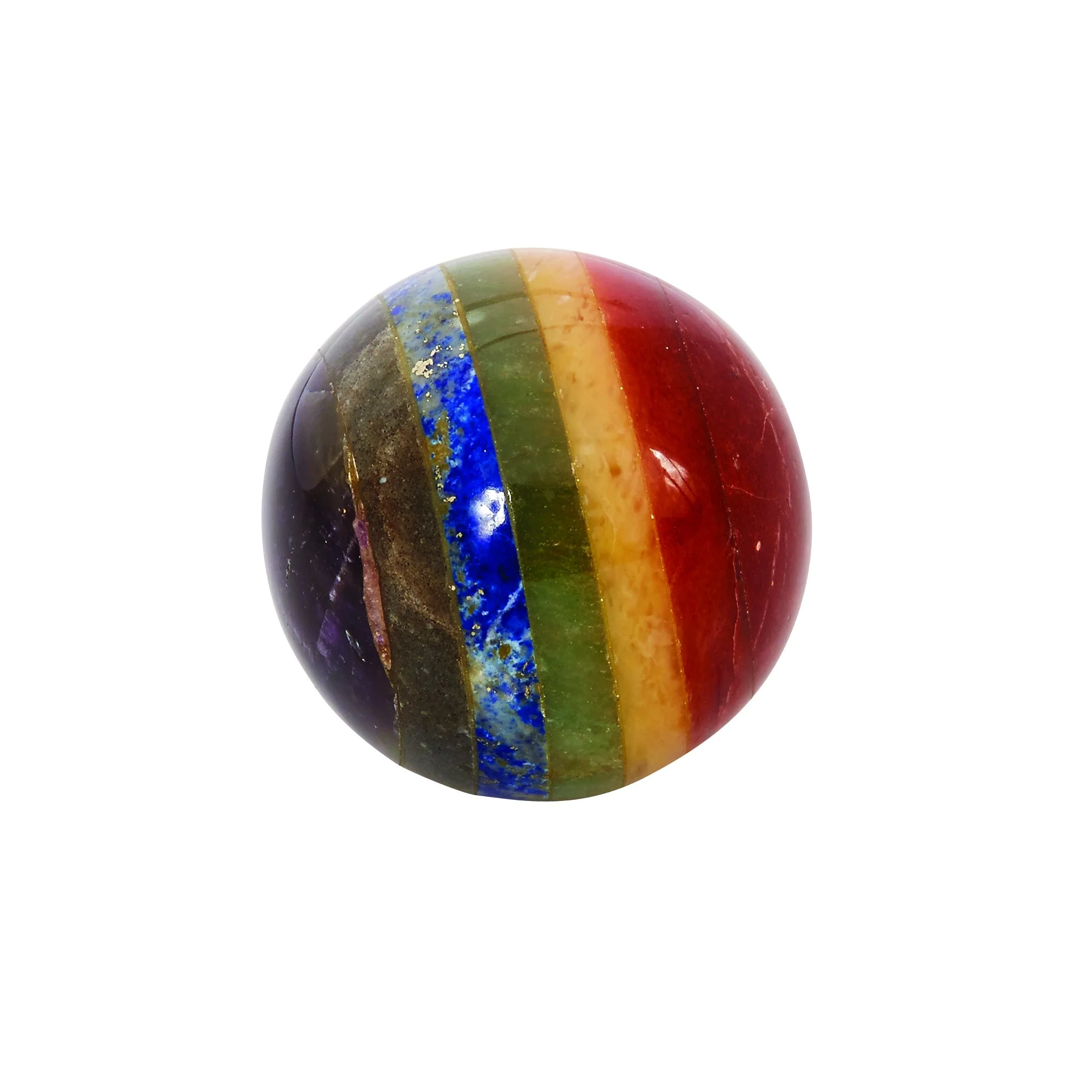 40mm Gemstone Chakra Sphere