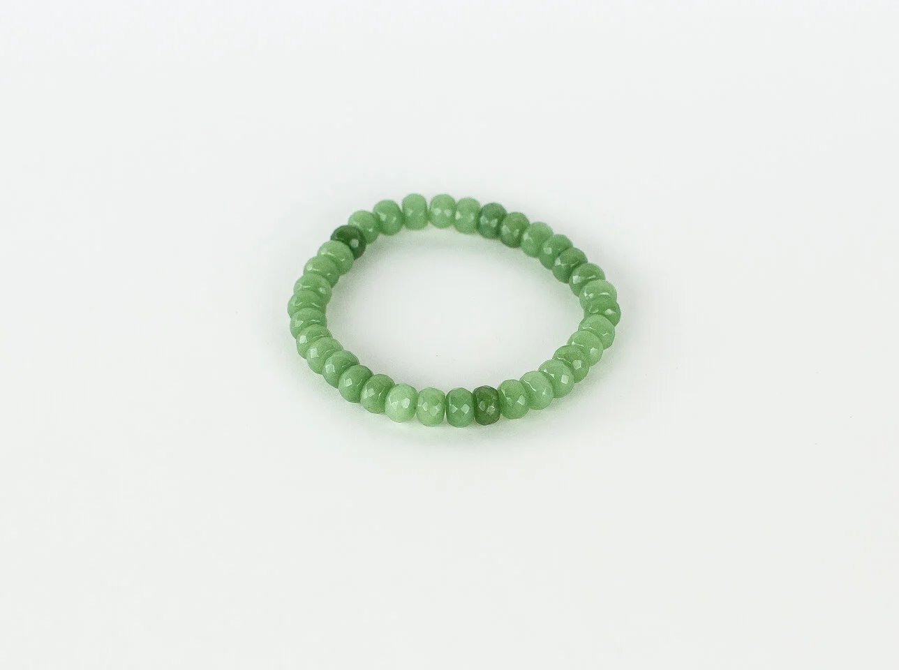 Aventurine Faceted Rondelle Bracelet