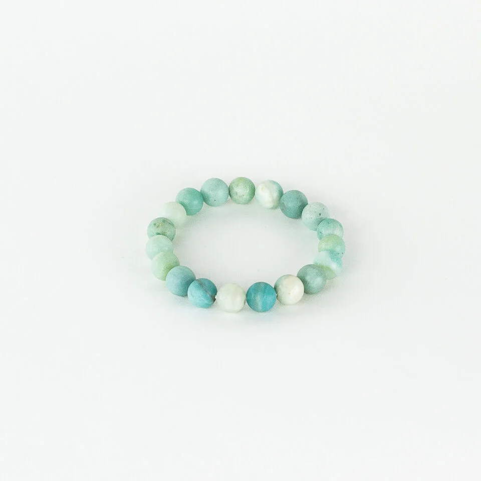 10mm Matte Amazonite Bracelet