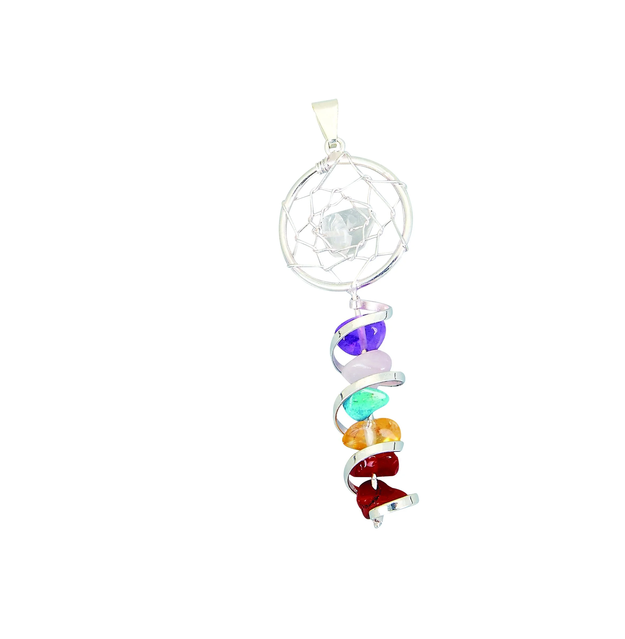 Chakra Web Dangle Pendant
