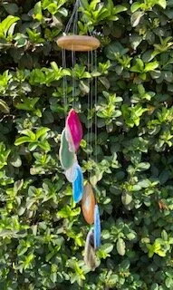 7 pc. Small Agate Slice Wind Chime