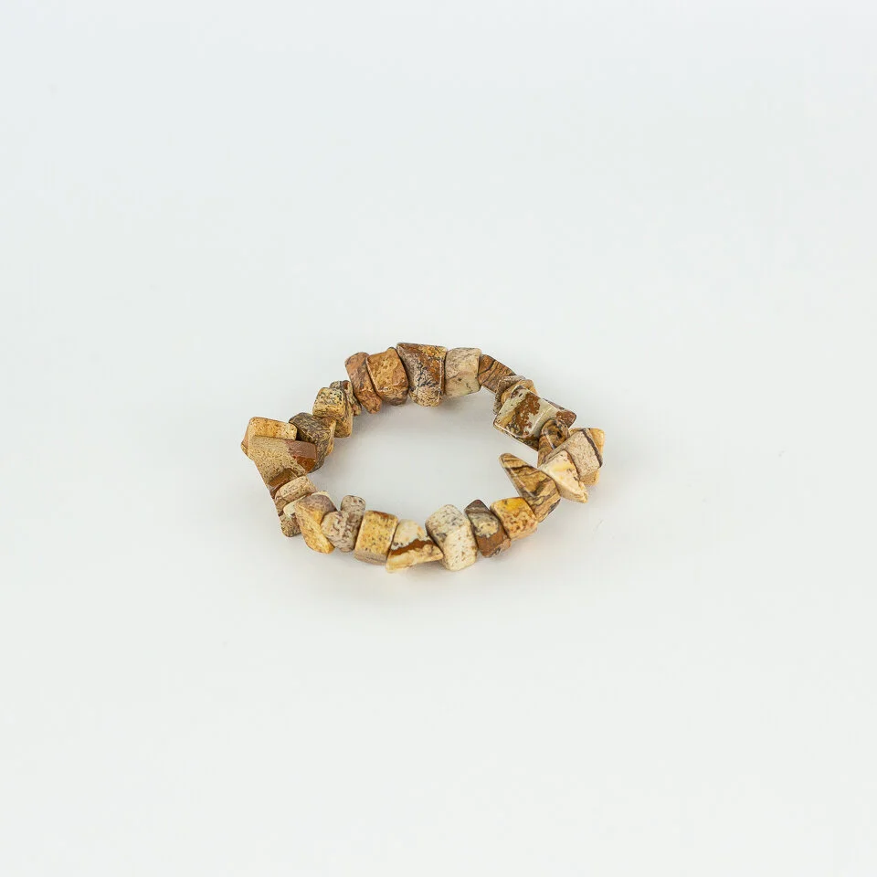 Picture Jasper Chunky Chip Bracelet