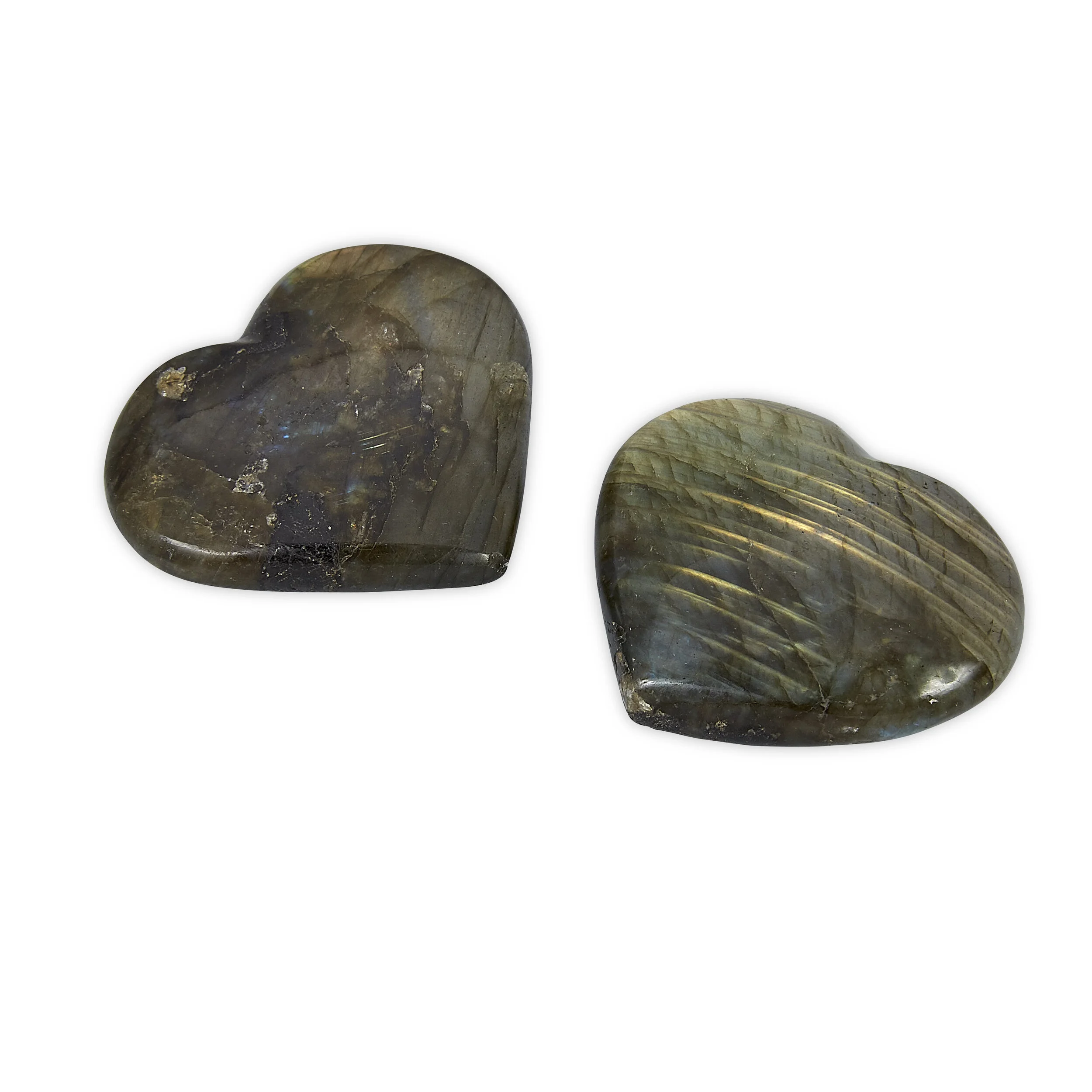 Small Labradorite Heart