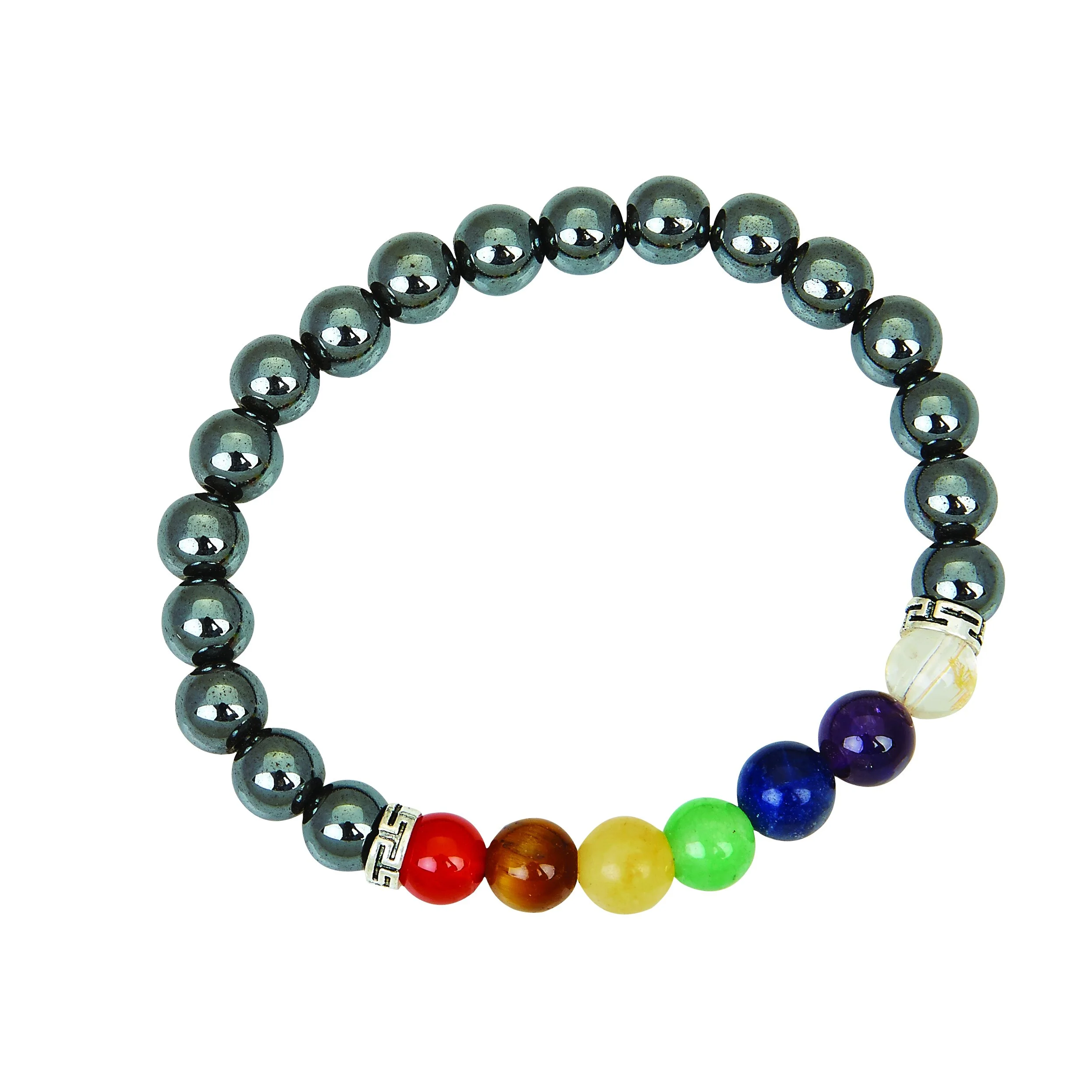 Hematite Chakra Bead Bracelet