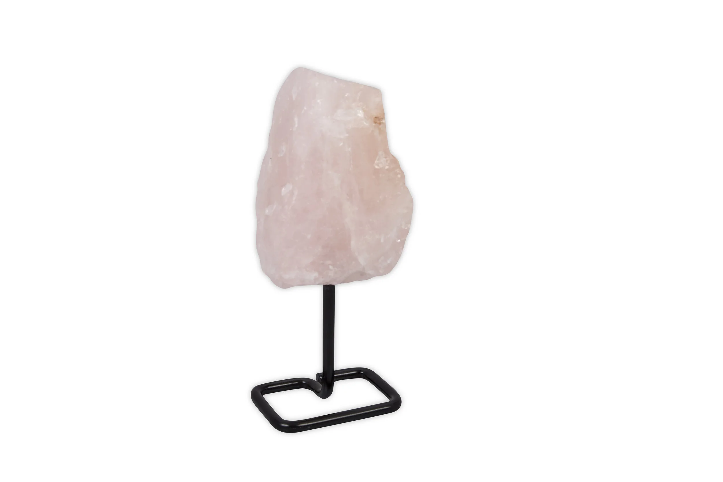 Rough Rose Quartz on pin stand 