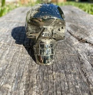Pyrite Skull
