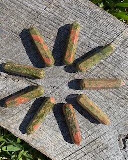 Unakite Massage Wand