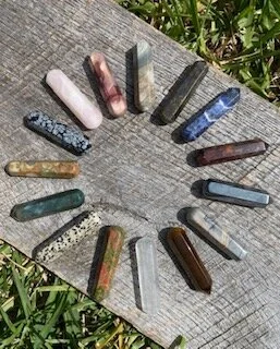 10 pc. Gemstone Massage Wand Assortment