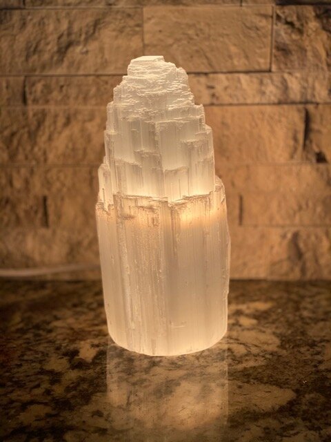 8" Selenite Lamp