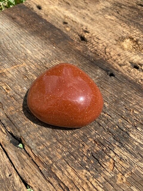 Xl Red Goldstone Tumbled Stone