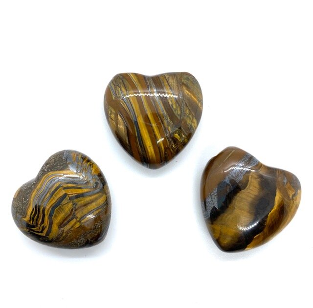 30mm Tiger Iron Pocket Heart