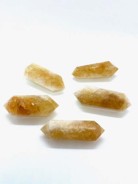 Large Citrine Double Term Point