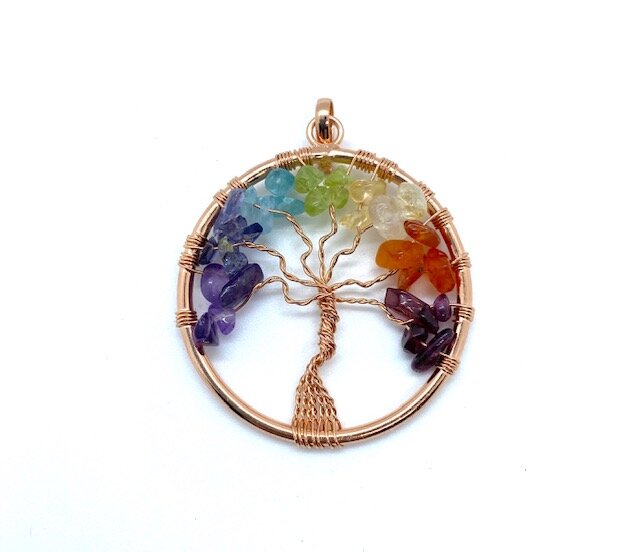 Rose Gold Tree of Life Pendant