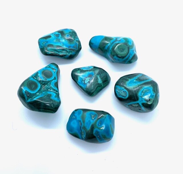Tumbled Malachite &amp; Chrysocolla 