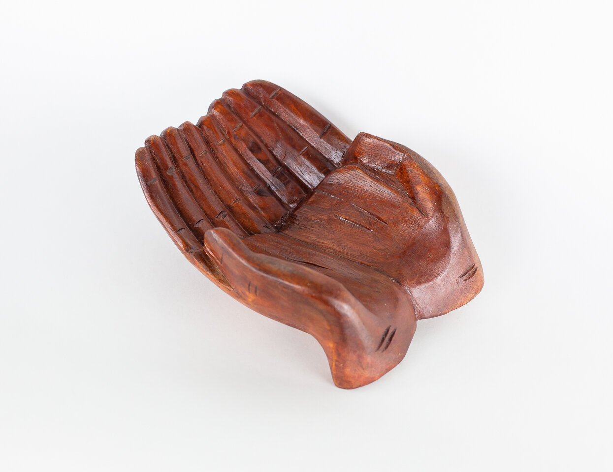 Small Wood Hand Bowl