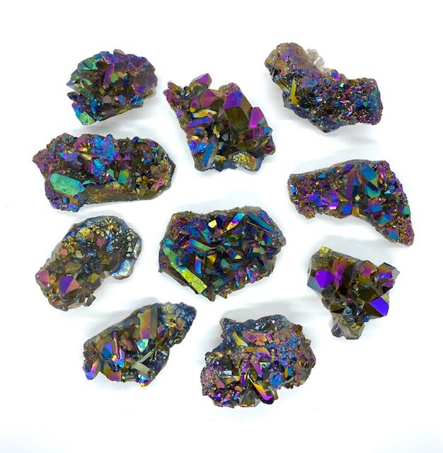 Metalized Quartz Cluster