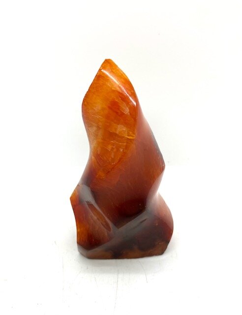Small Polished Carnelian Flame