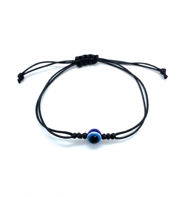 Evil Eye With Black Bracelet For Unisex Adult Nazar Thread Adjustable 2 Pcs  | eBay