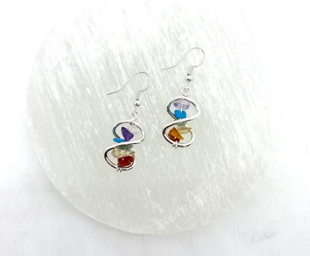 Chakra Infinity Earring