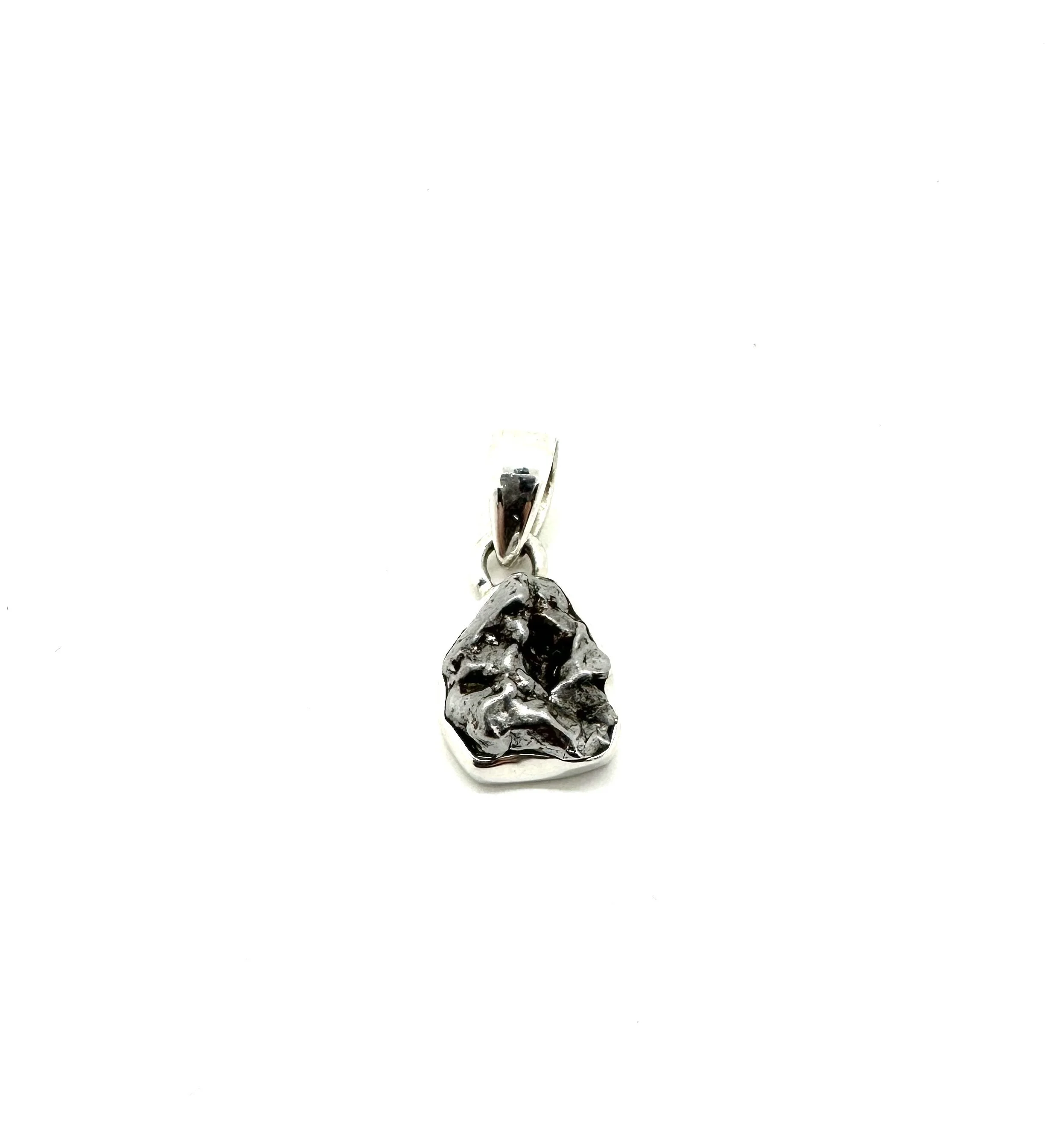 Sterling Silver Meteorite Pendant