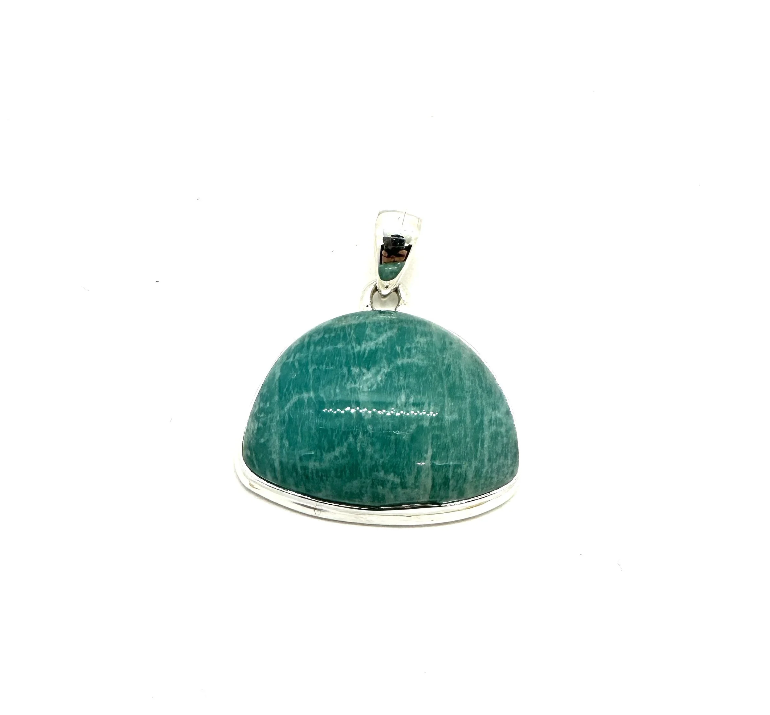 Sterling Silver Amazonite Pendant