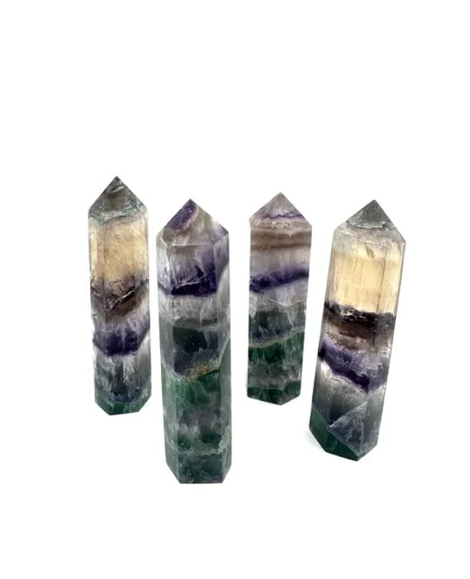 4" Polished Fluorite Point