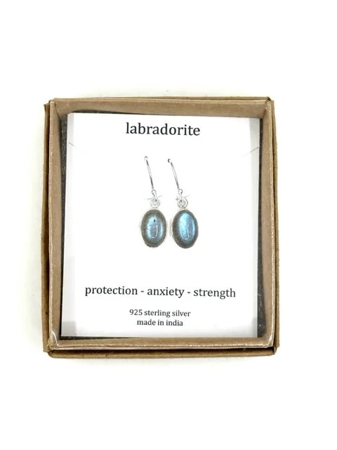Sterling Silver Labradorite Earrings