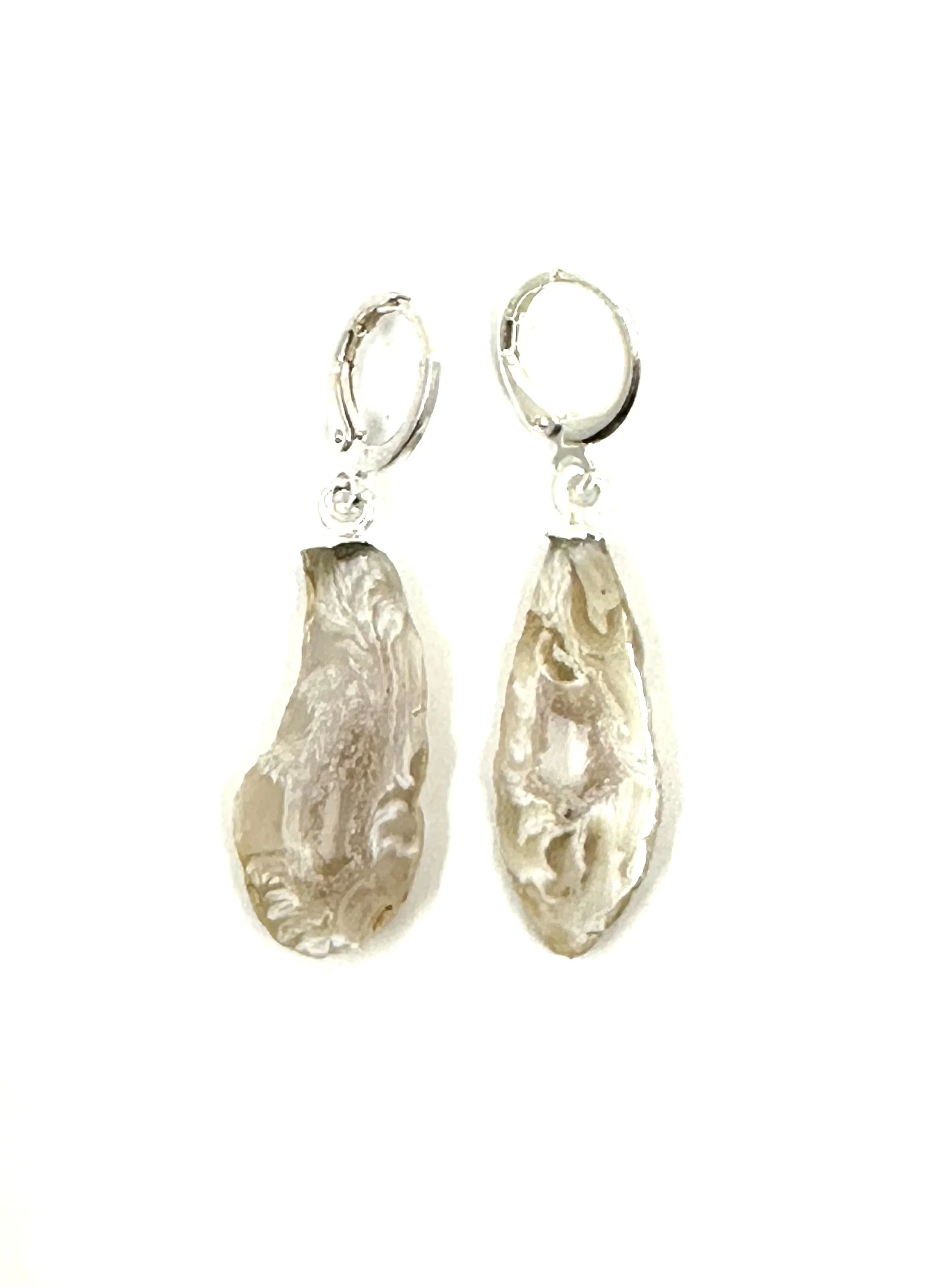 Geode Slice Click on Earrings