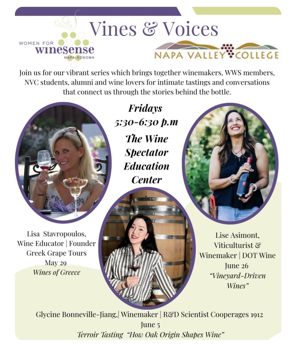 poster for women for winesense